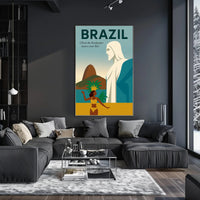 Christ the Redeemer Over Rio Poster PosterGoat