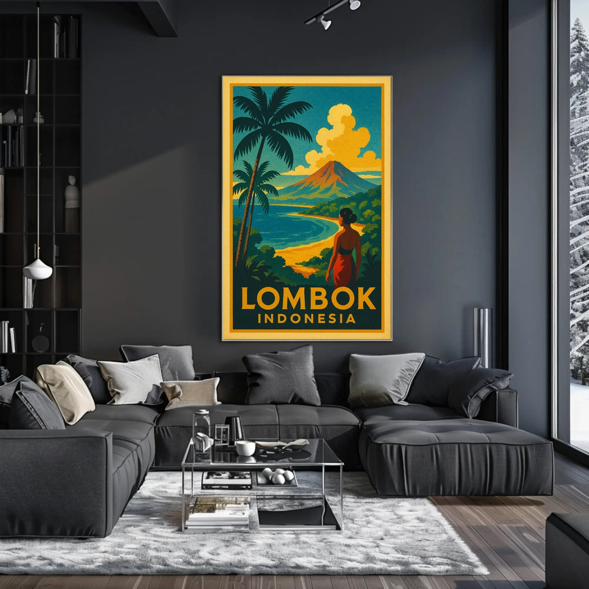 Lombok, Indonesia Poster