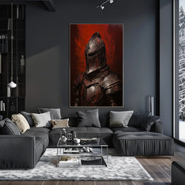Medieval Knight Valor Art Print Historical or Presidential Poster