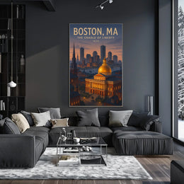 Boston, MA The Cradle of Liberty Poster