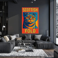 Scottish Fold Cat Poster