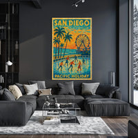 San Diego Pacific Holiday Poster