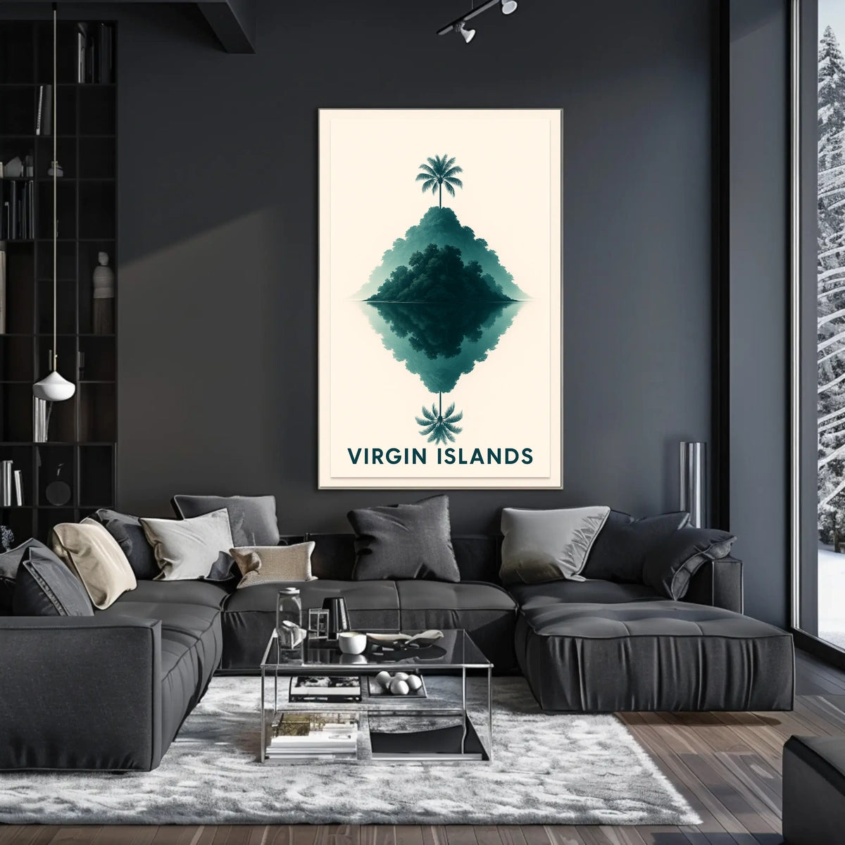 Virgin Islands Reflection Poster