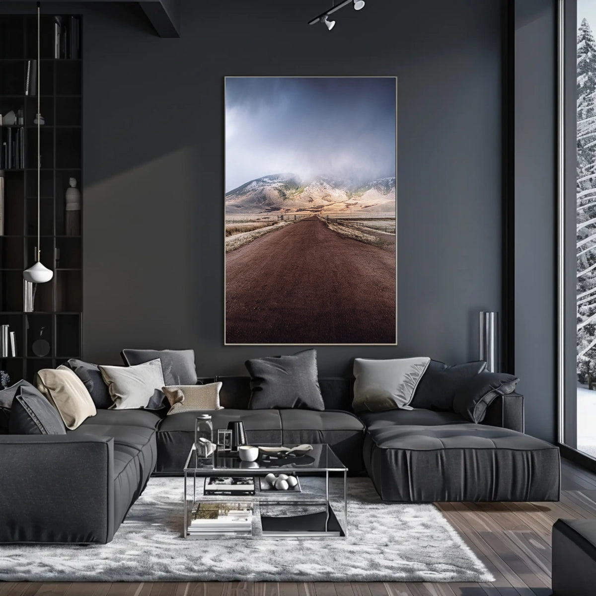 Journey Through The Misty Mountains Poster