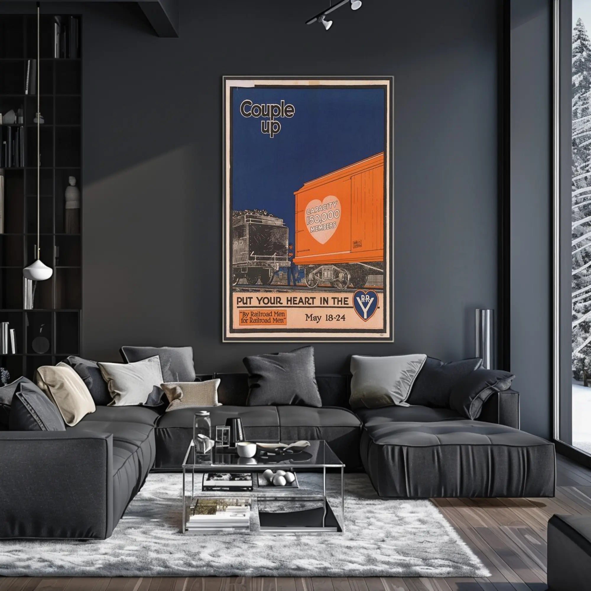 Couple Up for Railroad Unity Poster PosterGoat