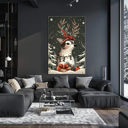 Festive Woodland Wonder Poster
