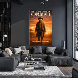 Buffalo Bill The Legend Lives On Poster PosterGoat