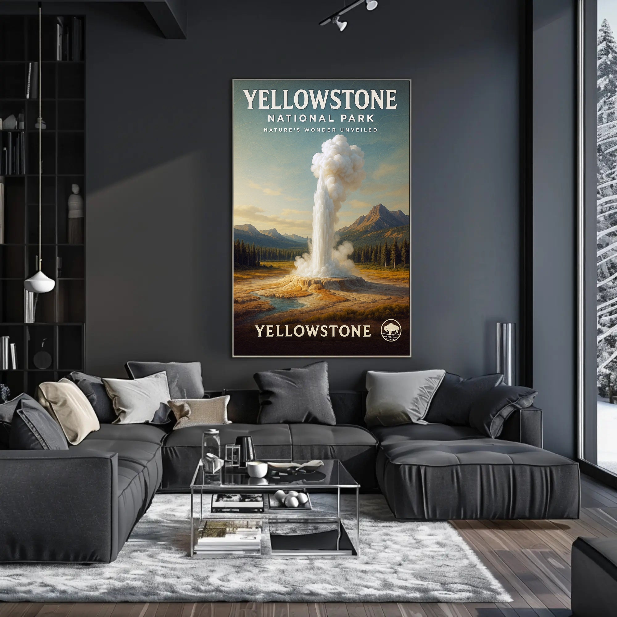Yellowstone National Park Poster PosterGoat