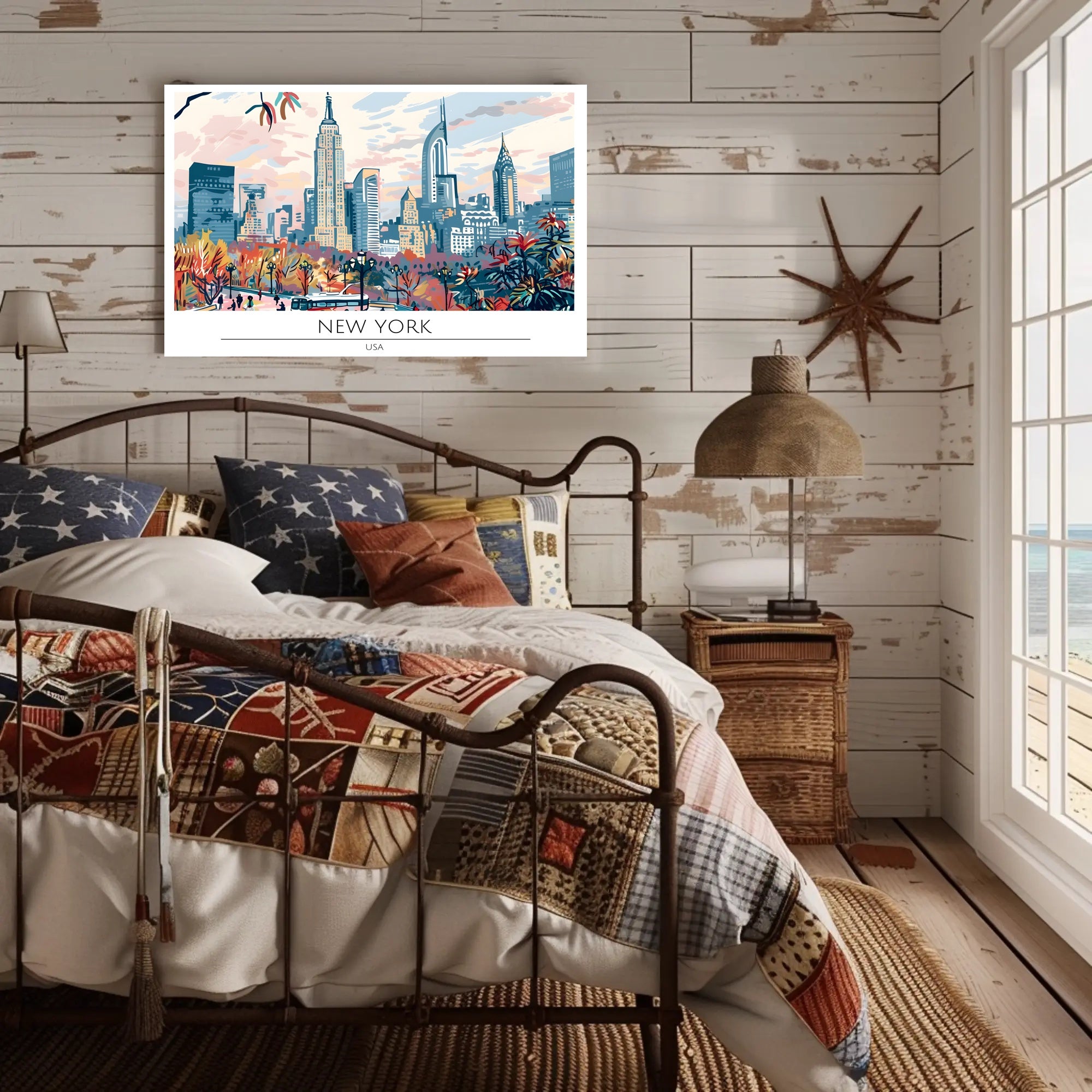New York Cityscape Poster