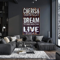 Inspirational Life Motto Poster PosterGoat