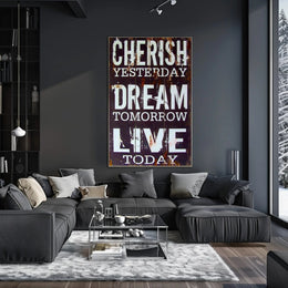 Inspirational Life Motto Poster PosterGoat