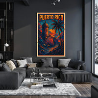 Puerto Rico A Vibrant Escape Poster