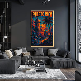 Puerto Rico A Vibrant Escape Poster