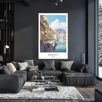 Scenic View of Annecy Poster PosterGoat
