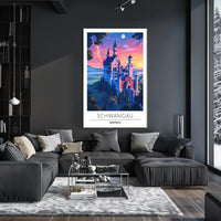 Neuschwanstein Castle Travel Poster