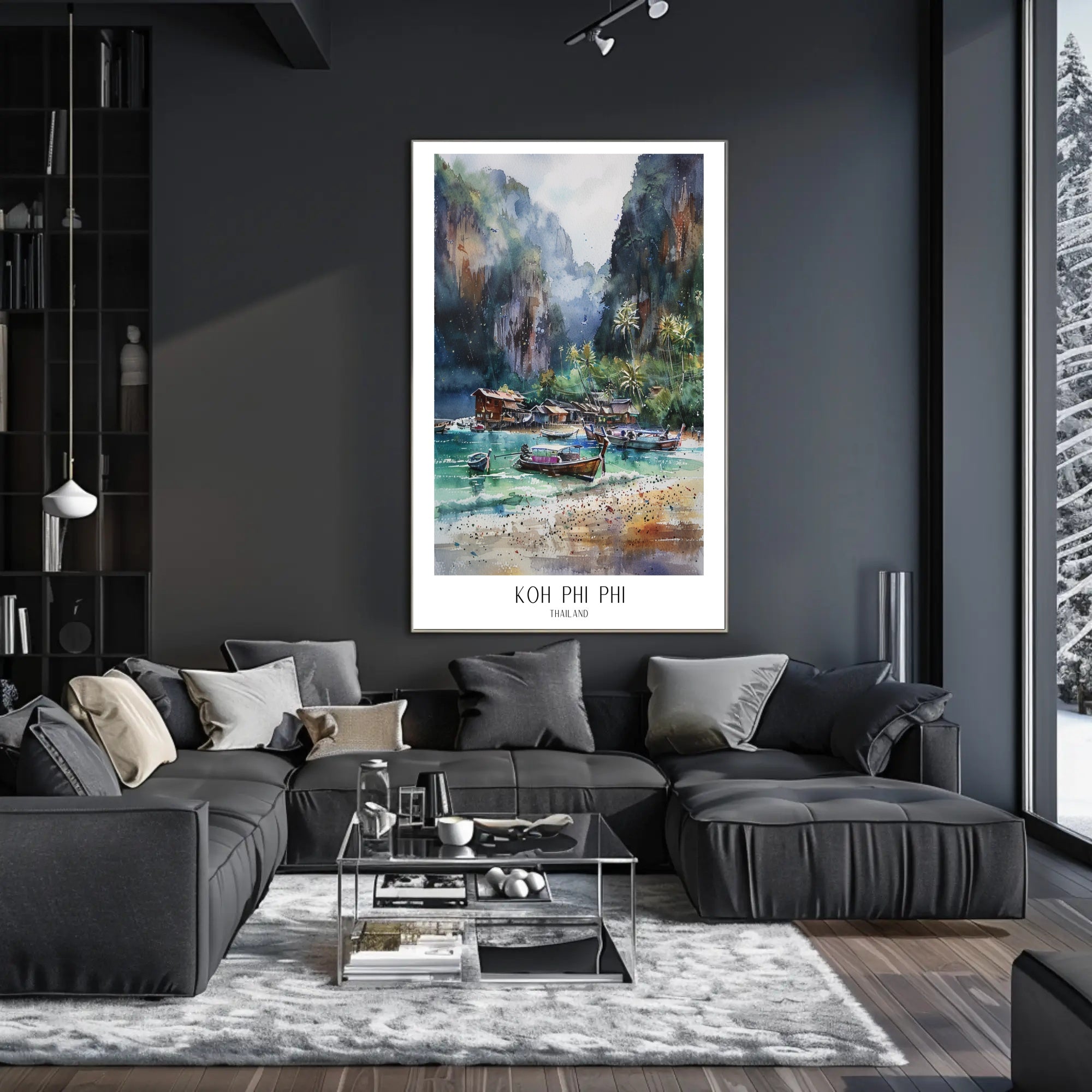 Koh Phi Phi Island Paradise Travel Poster PosterGoat