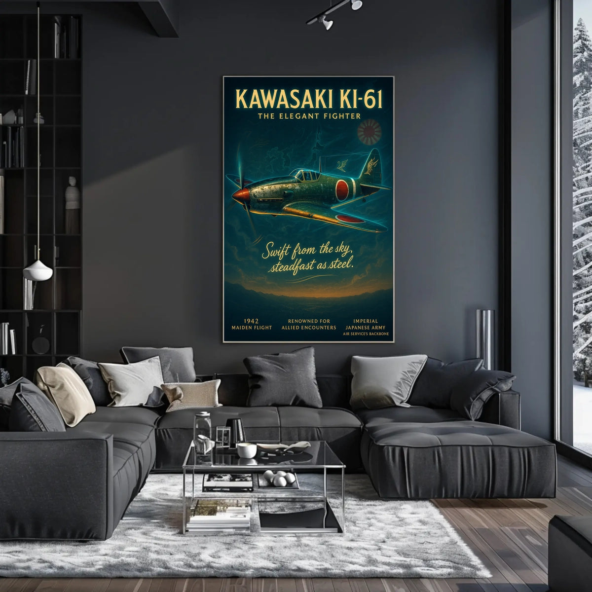 Kawasaki Ki-61 The Elegant Fighter Poster