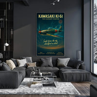 Kawasaki Ki-61 The Elegant Fighter Poster