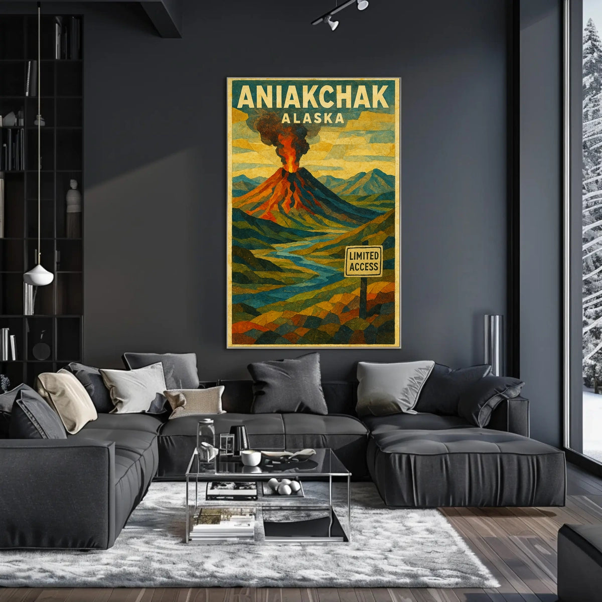 Aniakchak, Alaska Limited Access Poster
