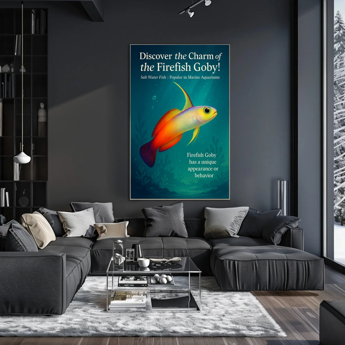 Discover The Charm Of The Firefish Goby Poster