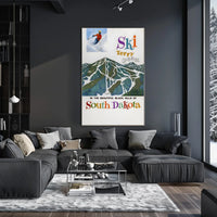 Ski Terry Peak In The Black Hills Poster