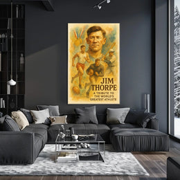 Celebrate the Legendary Jim Thorpe Poster