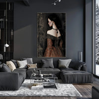 Vintage Elegance Noble Woman Fantasy or Mythology Poster PosterGoat
