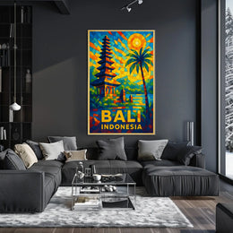 Bali, Indonesia Vibrant Paradise Poster