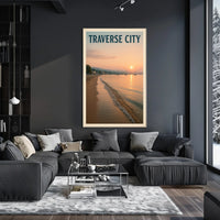 Traverse City Sunset Poster