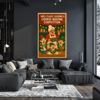 Mrs. Claus Cookie-Baking Competition Poster