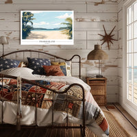 Fraser Island Scenic Beach Travel Poster