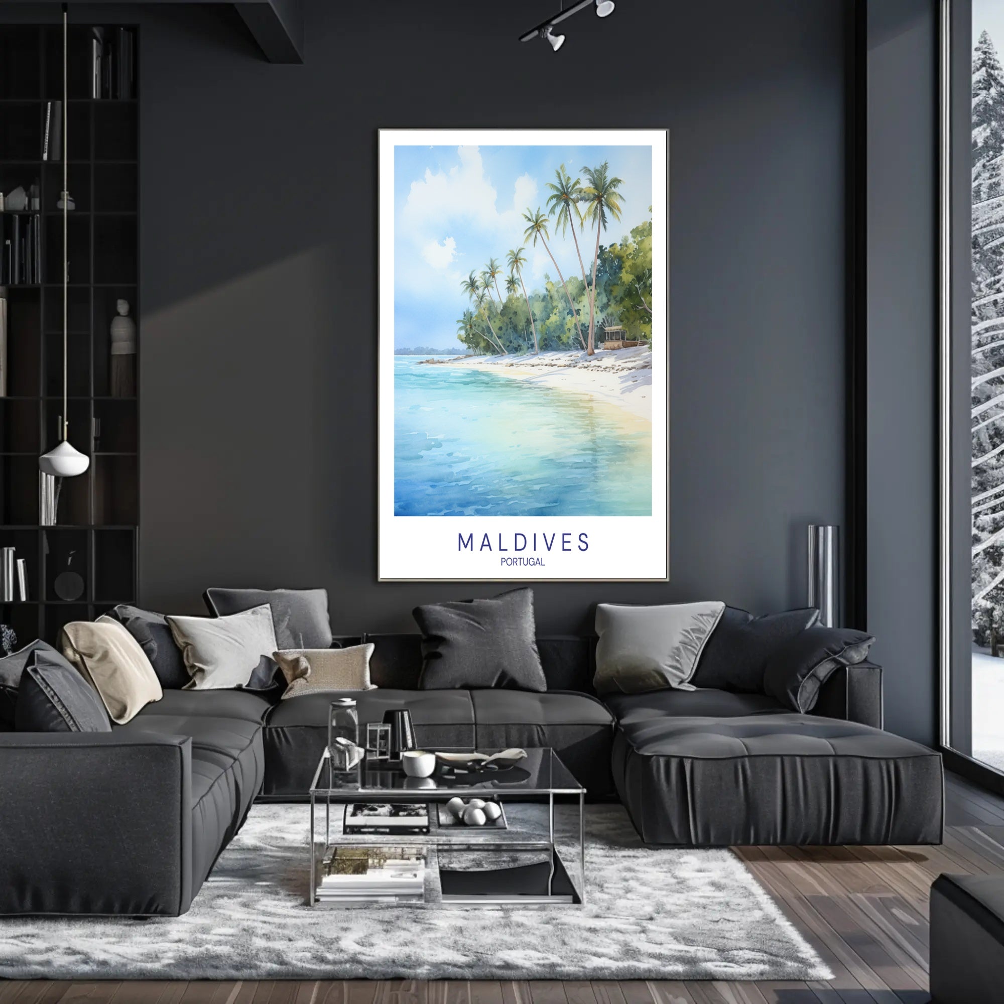 Tropical Beach Paradise Poster PosterGoat