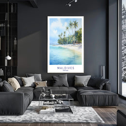 Tropical Beach Paradise Poster PosterGoat
