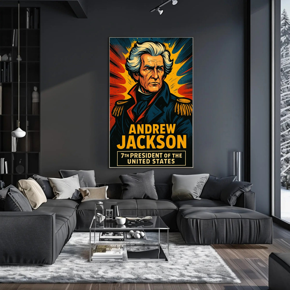 Andrew Jackson Seventh President Poster Wall Art 18x24