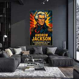 Andrew Jackson Seventh President Poster Wall Art 18x24
