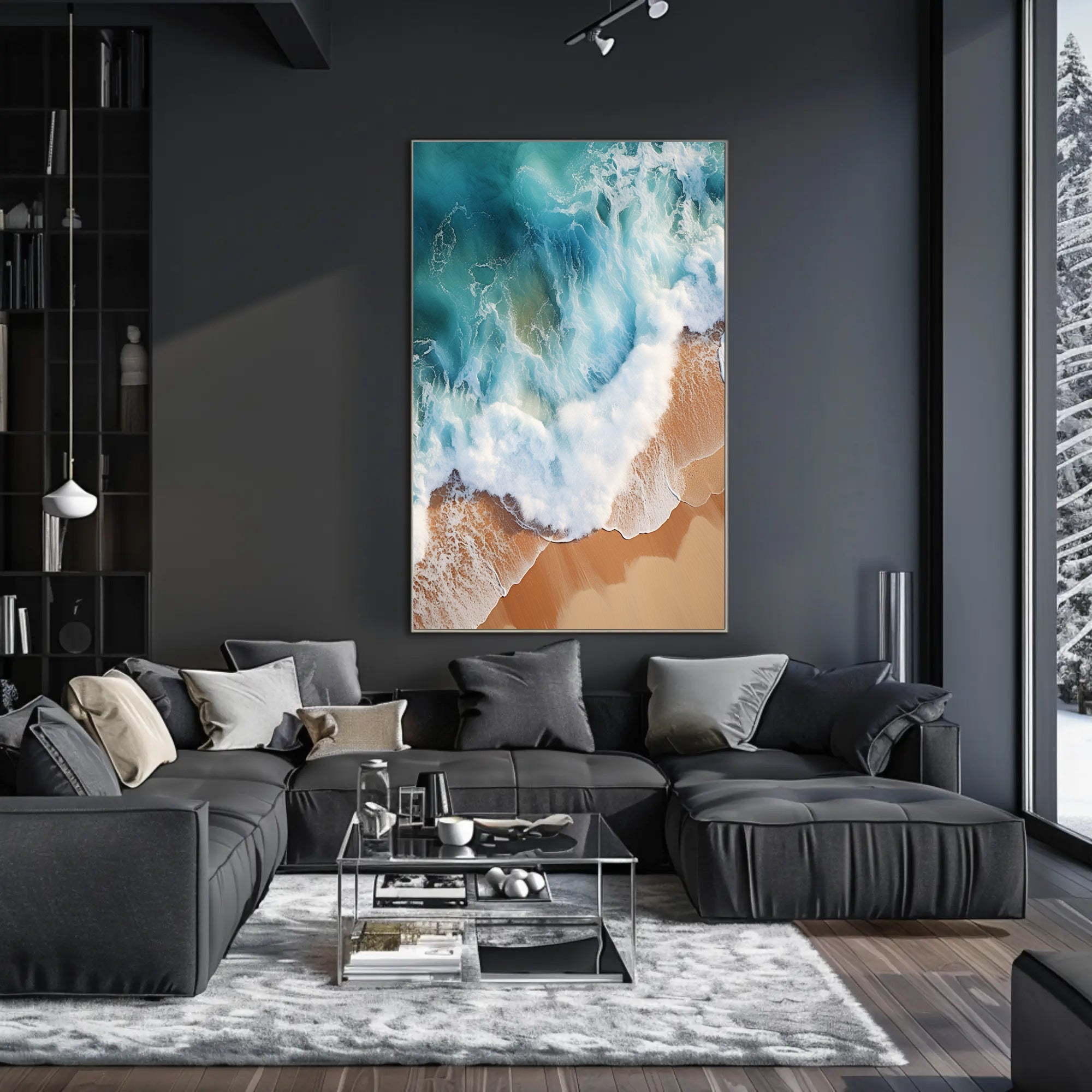 Ocean Waves Poster