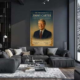 Jimmy Carter Presidential Tribute Photo Tribute Poster PosterGoat