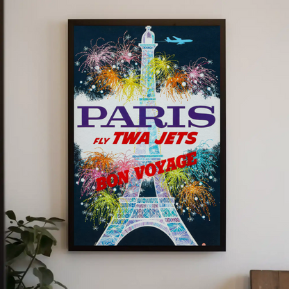 Fly TWA to Paris Bon Voyage! (1950s)