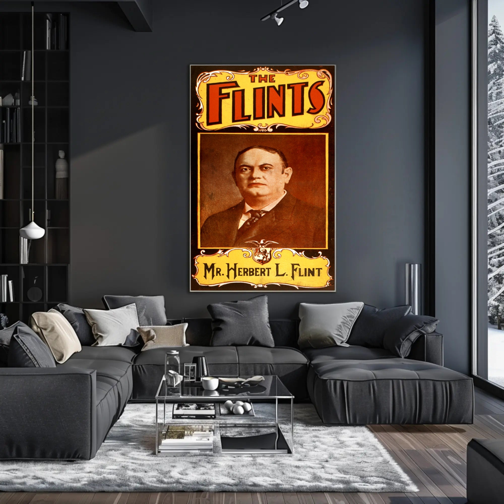 Vintage Entertainment Mr. Herbert L. Flint Poster