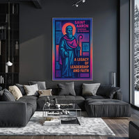 Saint Aaron Guardian Of The Mosaic Poster