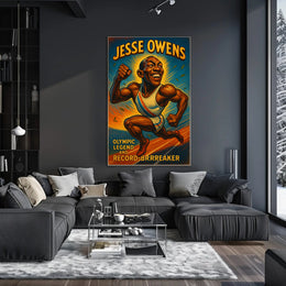 Olympic Legend Vintage Sports Poster