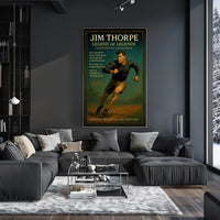 Jim Thorpe Iconic Sports Legend Jim Thorpe Poster