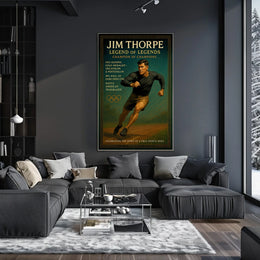Jim Thorpe Iconic Sports Legend Jim Thorpe Poster