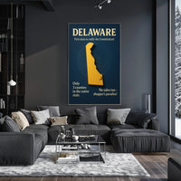 Delaware – The First State Poster PosterGoat