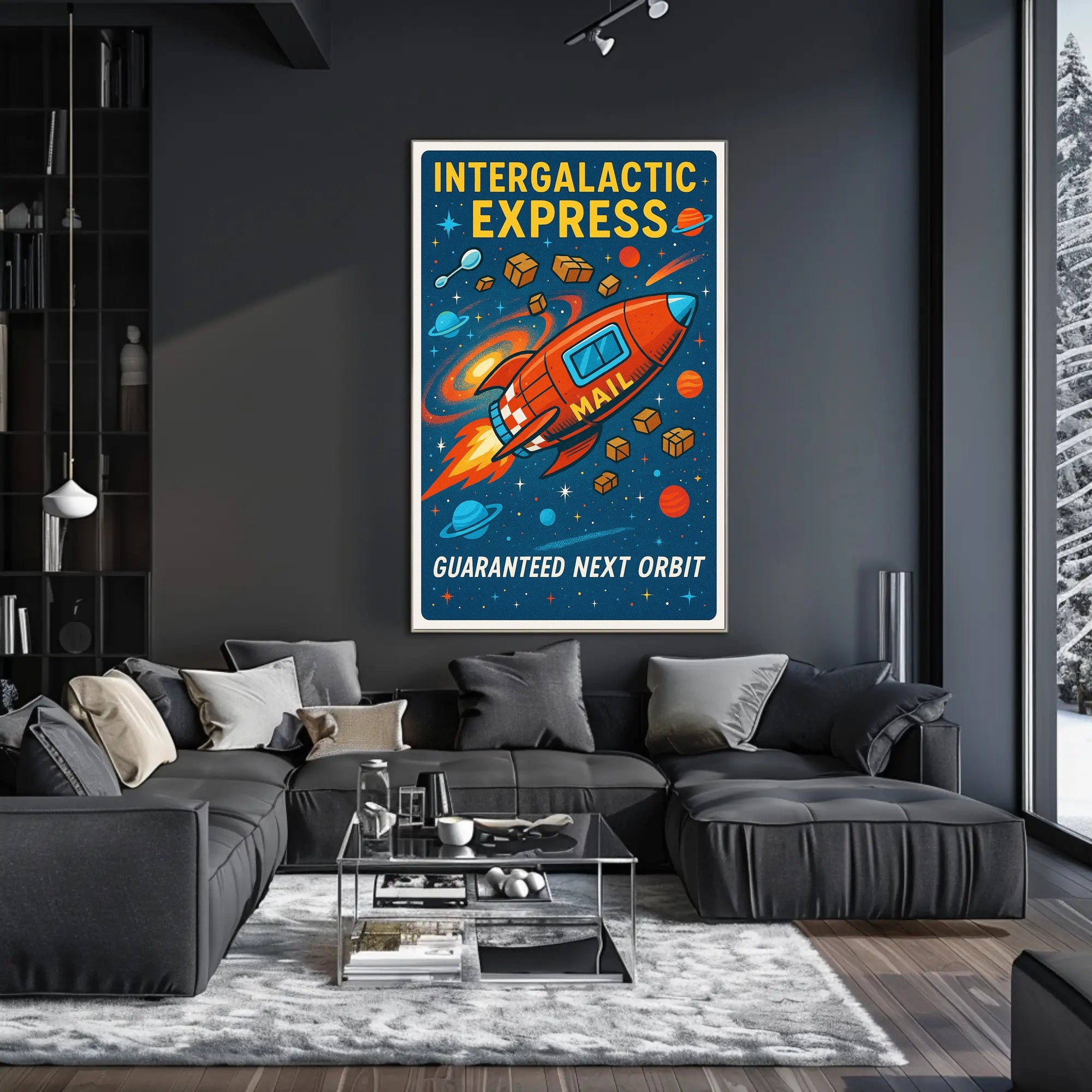Intergalactic Express Poster PosterGoat