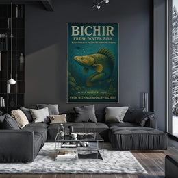 Swim With A Dinosaur Bichir Poster