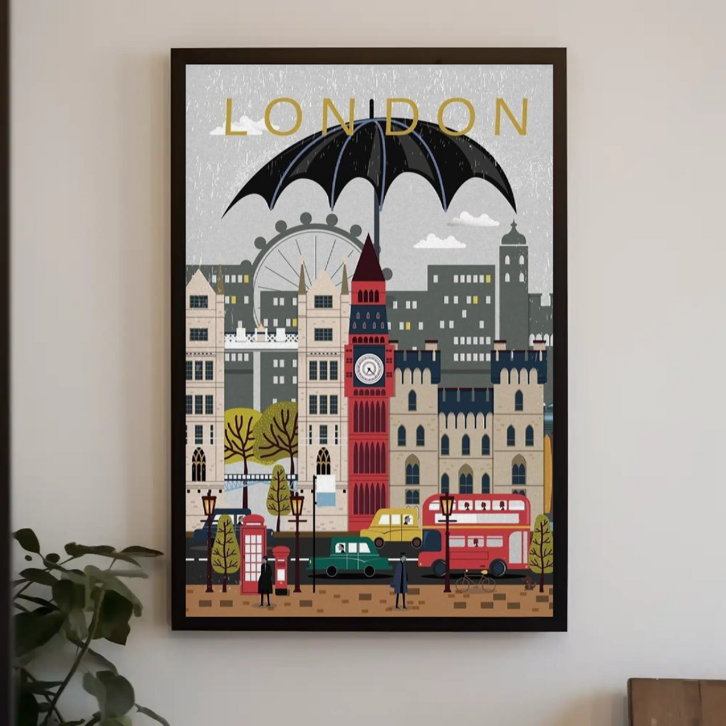 London - Classic Travel Poster