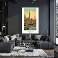 Scenic View of Hamburg Poster PosterGoat