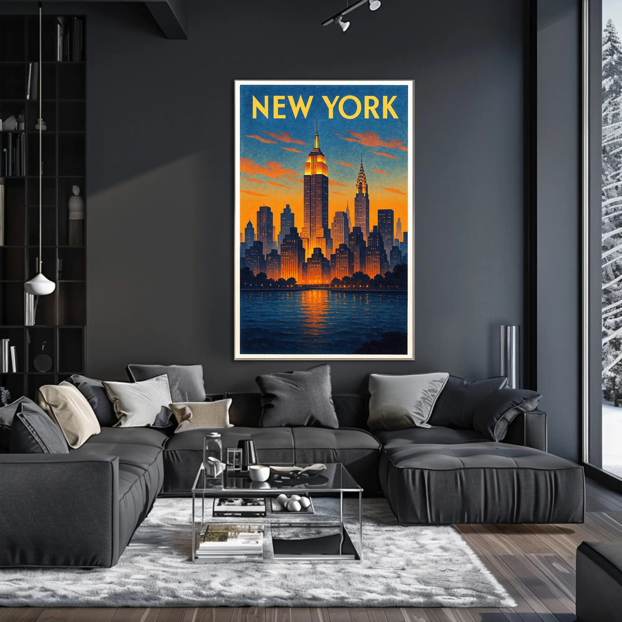 New York City Skyline Poster PosterGoat