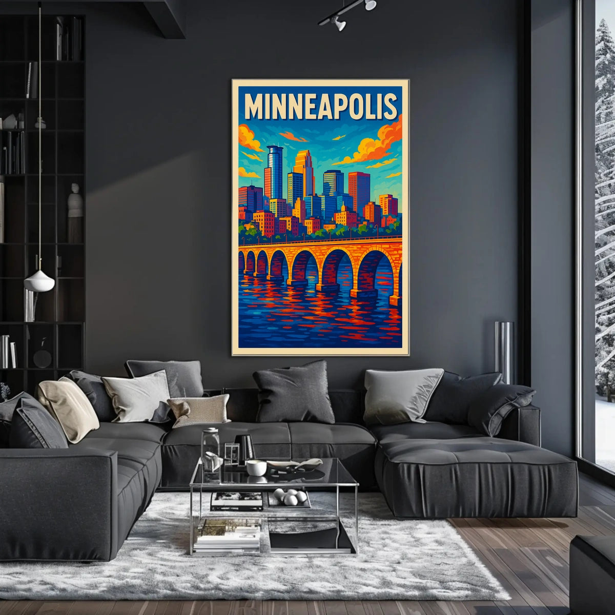 Minneapolis Skyline Poster
